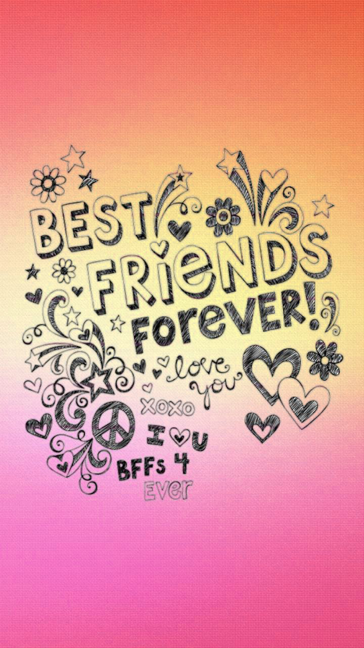 Friends forever aesthetic wallpaper Wallpapers Download | MobCup