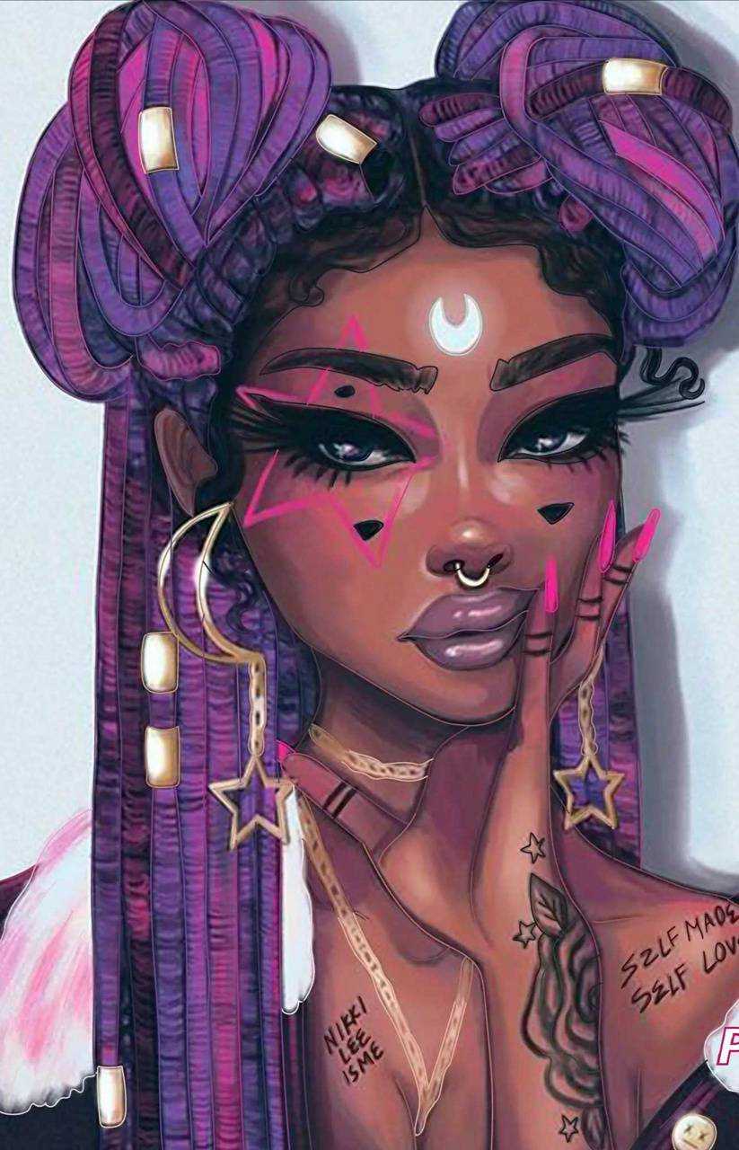 Black Girl Art Black Women Art Black Girl Magic Art G