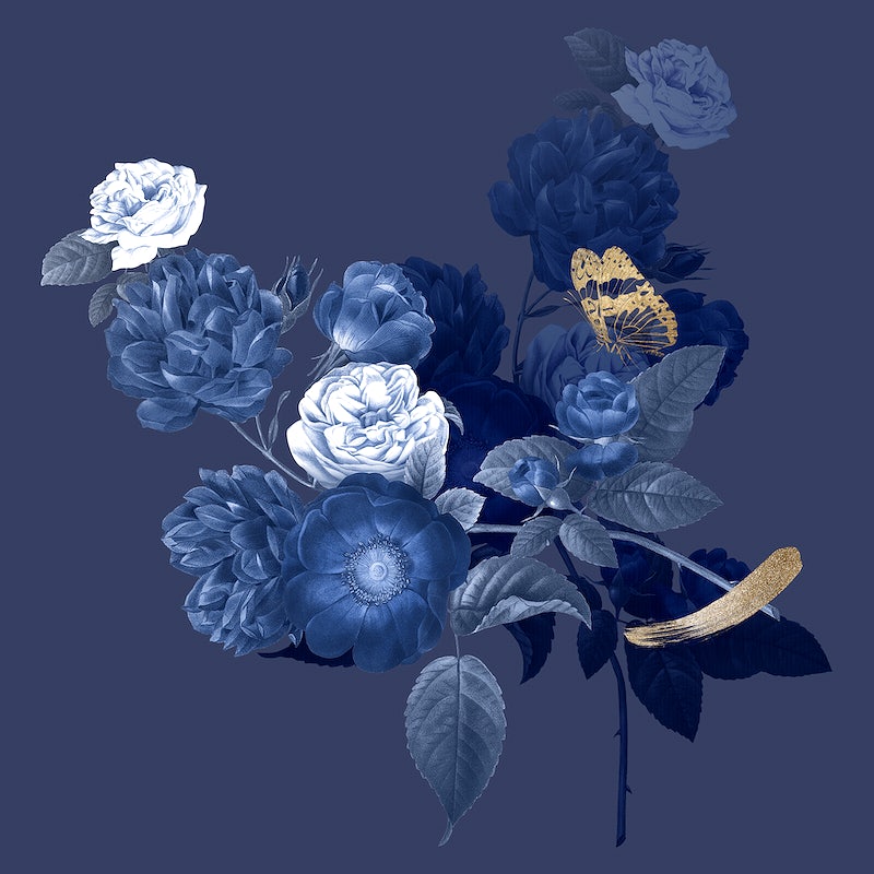 Blue Flower Wallpaper - EnJpg