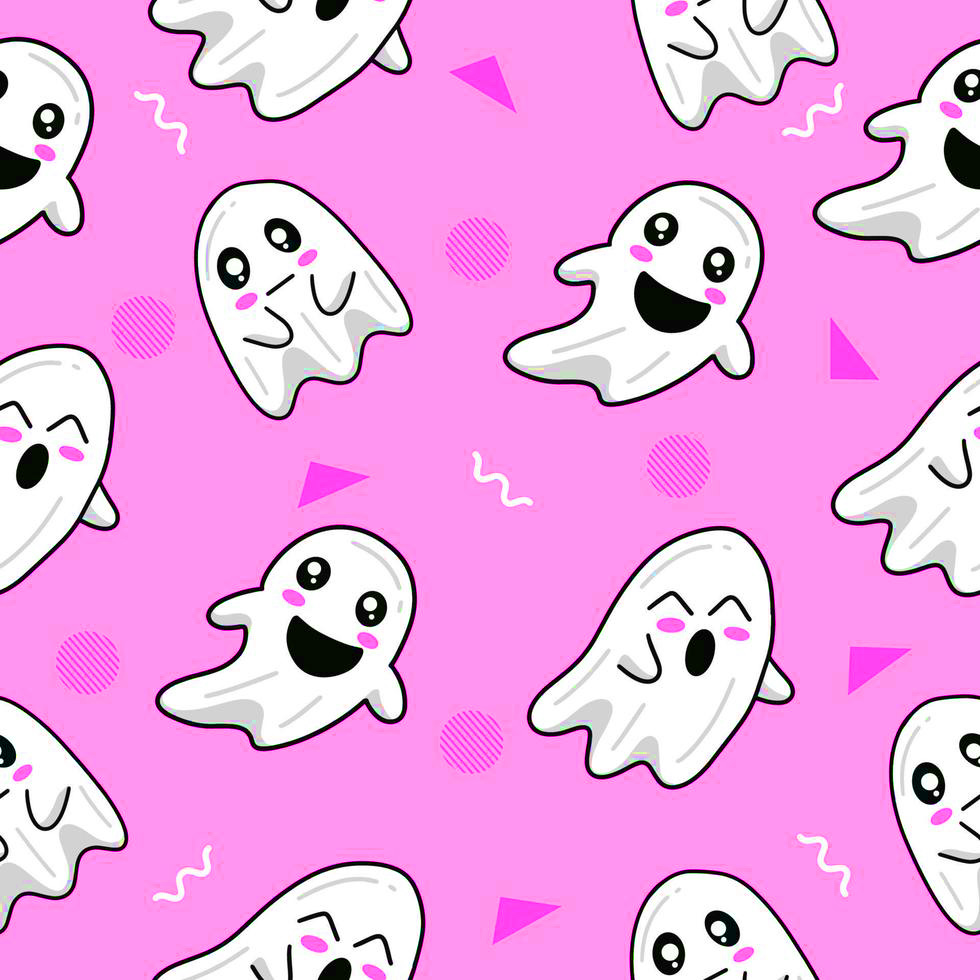 Cute Ghost Wallpaper - EnJpg
