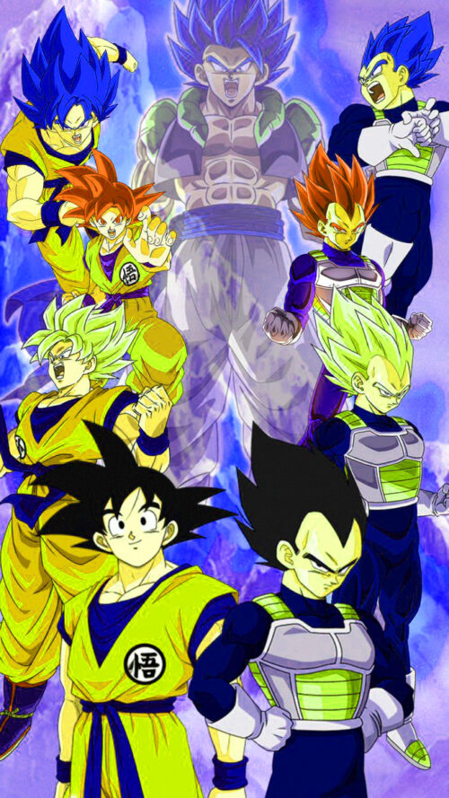 Goku and Vegeta Wallpaper - EnJpg