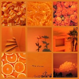 Orange Aesthetic Wallpaper Enjpg