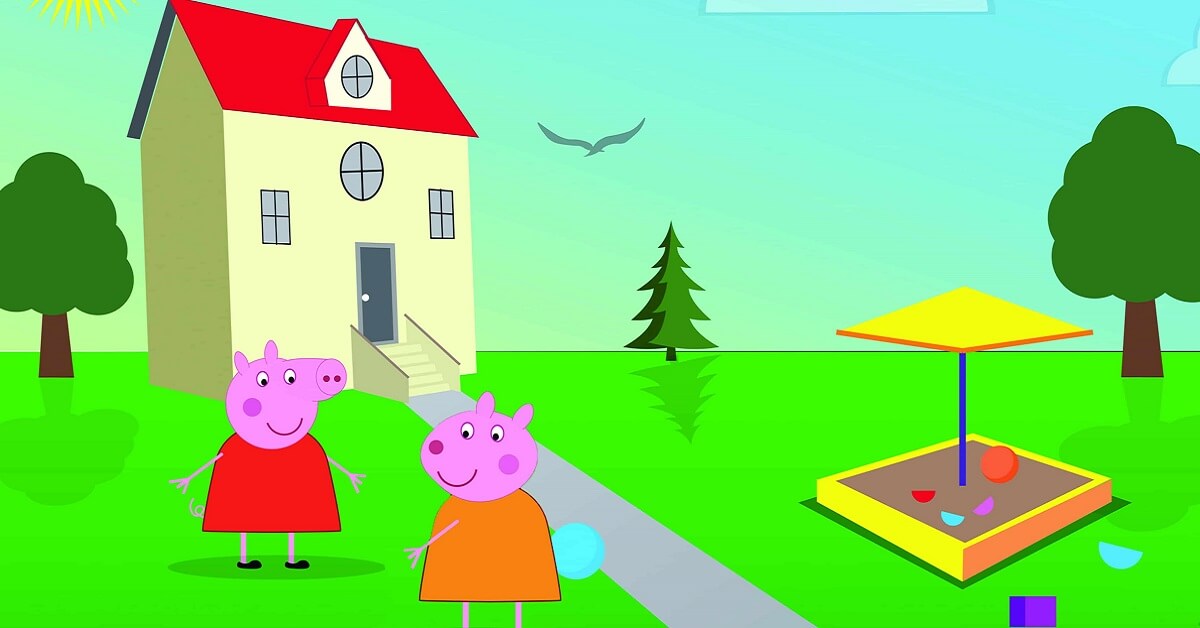 Peppa Pig House Wallpaper Discover more Backgrounds, Cartoon, daddy pig,  george pig, horror story wallpapers. htt…