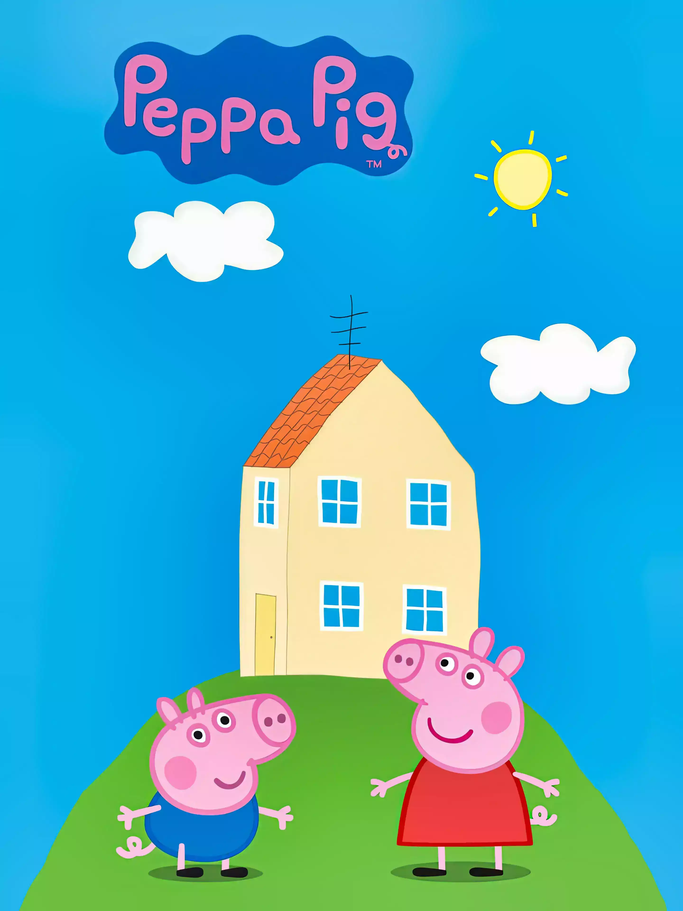 HD peppa pig house wallpapers