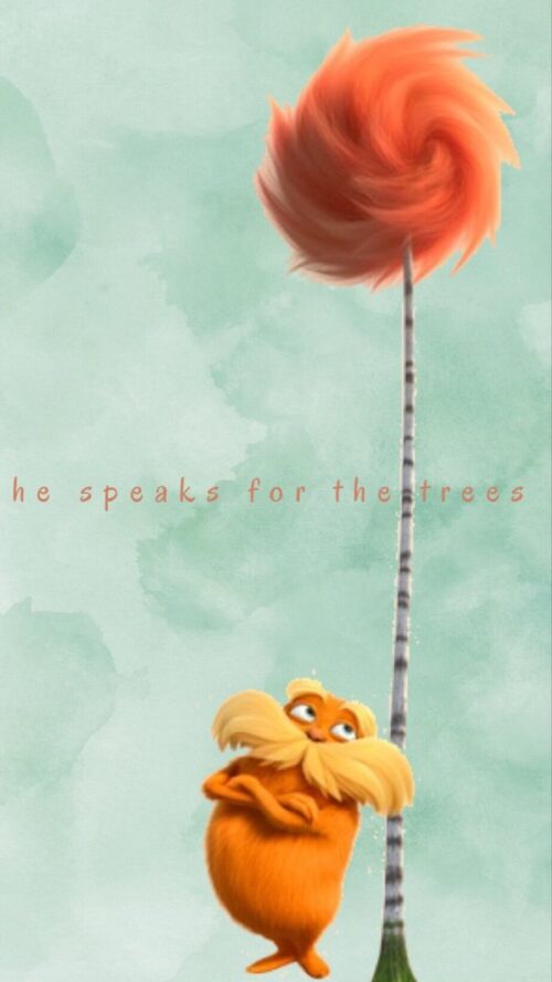 Preppy Lorax Wallpaper