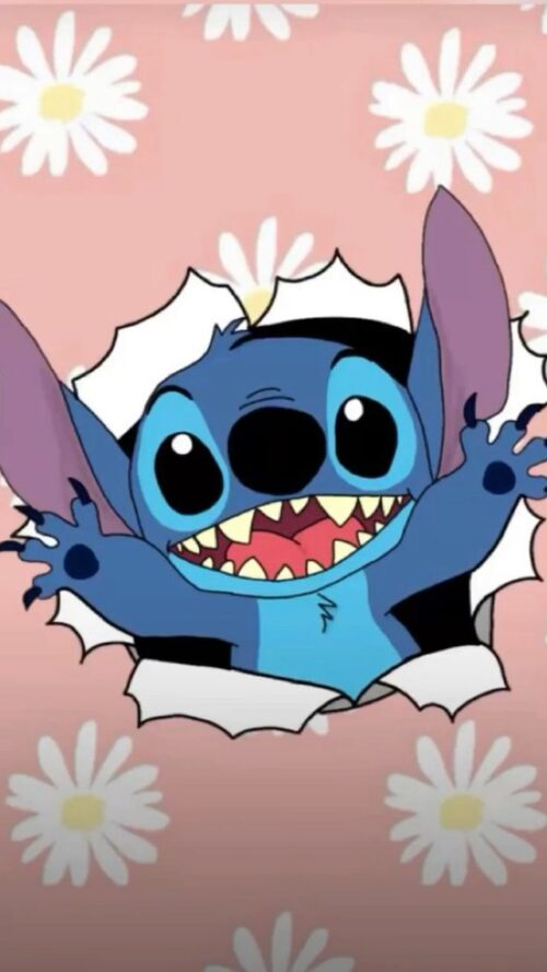 Stitch And Angel Wallpaper