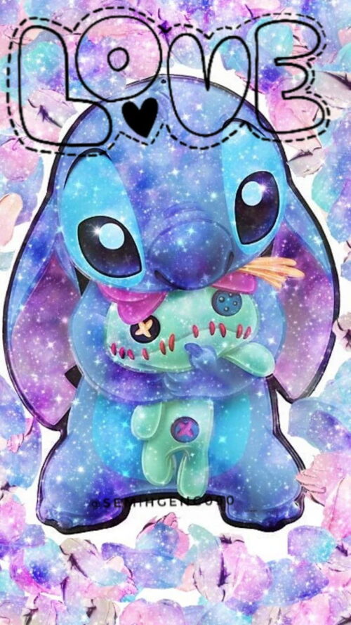 Stitch And Angel Wallpaper