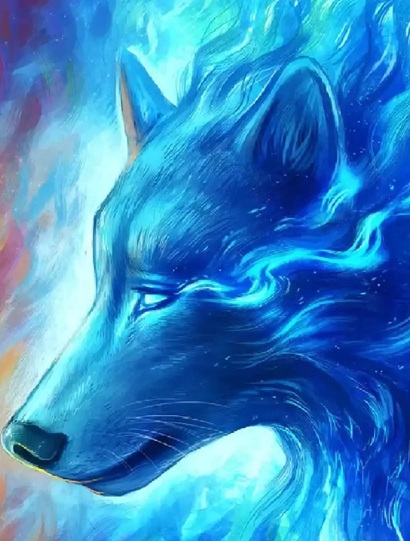 Wolf Galaxy Wallpaper - EnJpg