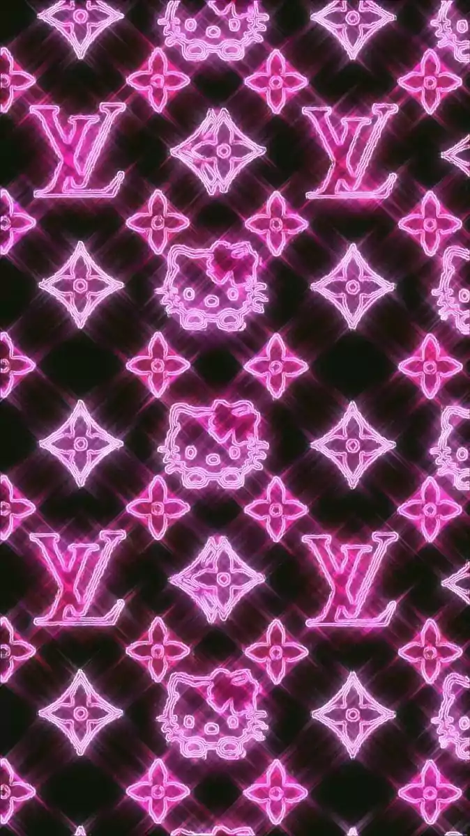 Download Black Bratz Aesthetic Pink Louis Vuitton Wallpaper